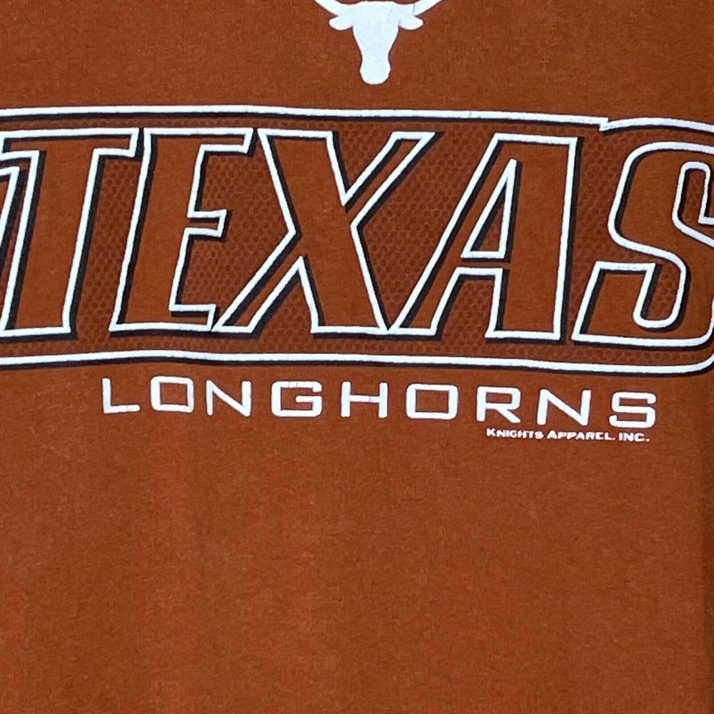 Texas Longhorns Knights Apparel Men’s XL T-Shirt Short Sleeve Orange - Picture 3 of 11